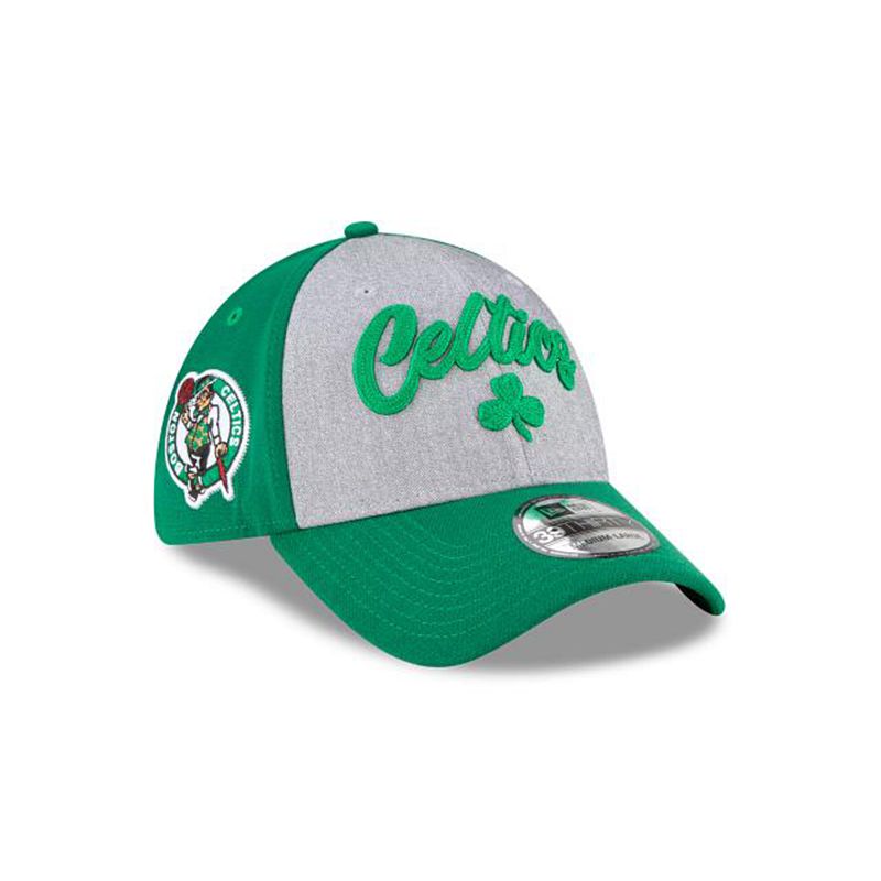 NBA Boston Celtics Draft 39Thirty Stretch Fit (IRM0749) - Green New Era Caps